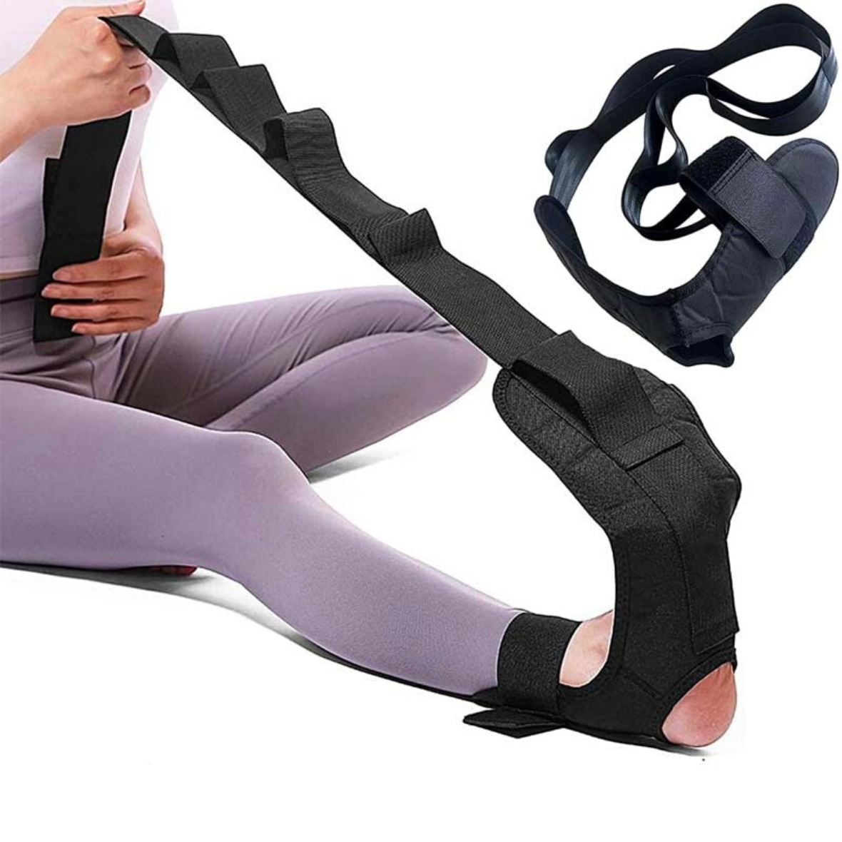 Yoga Flexibility Stretch Band Of Leg Fascia Stretcher Strap