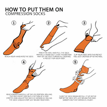 Load image into Gallery viewer, Striped Patterned LegEase Compression Socks
