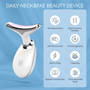 LED Light Therapy Face and Neck Massager