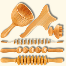 Load image into Gallery viewer, Professional Wood Therapy Massage Tool Set
