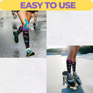 Fun Patterned LegEase Compression Socks