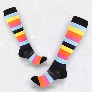 Striped Patterned LegEase Compression Socks