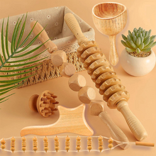 Load image into Gallery viewer, Professional Wood Therapy Massage Tool Set
