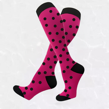 Load image into Gallery viewer, Spotted Patterned LegEase Compression Socks
