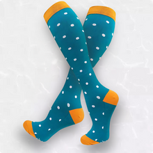Load image into Gallery viewer, Spotted Patterned LegEase Compression Socks
