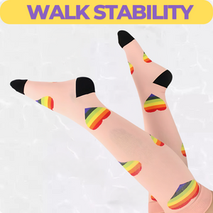 Striped Patterned LegEase Compression Socks