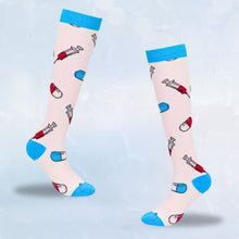 Load image into Gallery viewer, Fun Patterned LegEase Compression Socks
