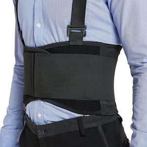 Heavy Lifting Support Belt with Shoulder Straps