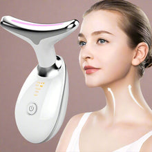 Load image into Gallery viewer, LED Light Therapy Face and Neck Massager
