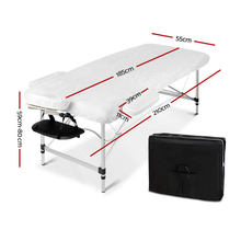 Load image into Gallery viewer, Portable Aluminium Frame Massage Table
