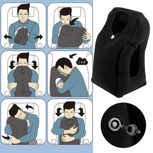 Inflatable Air Cushion Travel Pillow